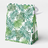 Exotische tropische Hochzeit in Urlaubsort Geschenkschachtel (Rückseite)