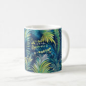 Exotische tropische 🌿 kaffeetasse (VorderseiteRechts)