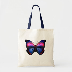 Exotische tropische Schmetterlings-Tasche Tragetasche