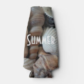 Exotische tropische Sommer-Muscheln Fotografie Flaschenkühler (Vorderseite)