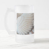 Exotische tropische Sommer-Muscheln Fotografie Mattglas Bierglas (Links)