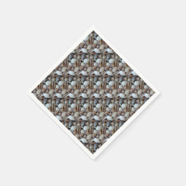 Exotische tropische Sommer-Muscheln Fotografie Serviette