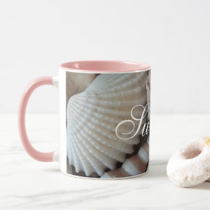 Exotische tropische Sommer-Muscheln Fotografie Tasse