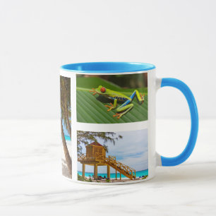 Exotische Urlaubsfotografie Kaffeekorb Tasse