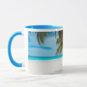 Exotische Urlaubsfotografie Kaffeekorb Tasse (Links)