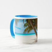 Exotische Urlaubsfotografie Kaffeekorb Tasse (Vorderseite Links)