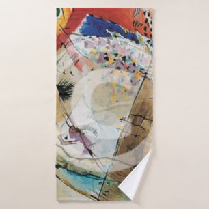 Exotische Vögel, 1915 von Wassily Kandinsky Badehandtuch