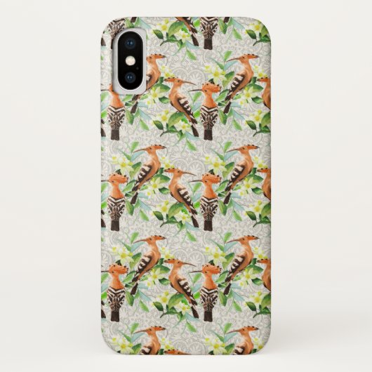 Exotische Vögel auf Spitze Case-Mate iPhone Hülle (Rückseite)