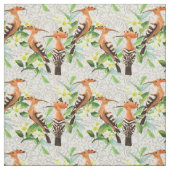 Exotische Vögel auf Spitze Stoff (Muster)