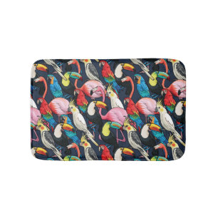 Exotische Vögel Badematte