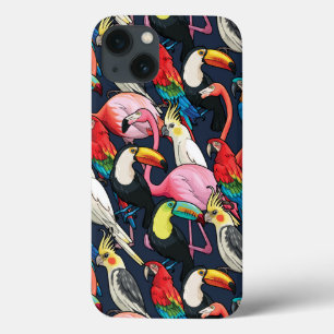 Exotische Vögel iPhone 13 Hülle