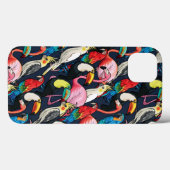 Exotische Vögel Case-Mate iPhone Hülle (Rückseite (Horizontal))