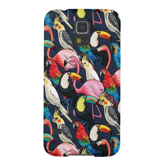 Exotische Vögel Case-Mate Samsung Galaxy Hülle (Rückseite)