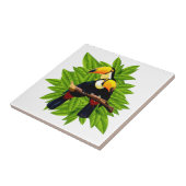 Exotische Vögel Fliese (Seite)