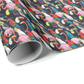 Exotische Vögel Geschenkpapier (Rolleneckpunkt)