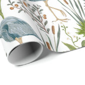 Exotische Vögel Geschenkpapier (Rolleneckpunkt)