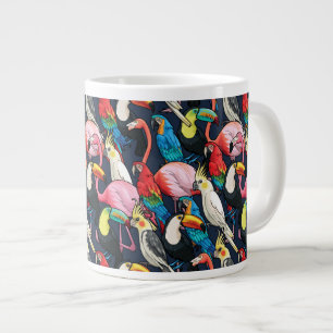 Exotische Vögel Jumbo-Tasse