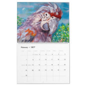 Exotische Vögel Kalender (Feb 2027)