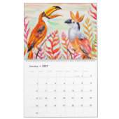 Exotische Vögel Kalender (Jan 2027)