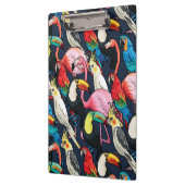 Exotische Vögel Klemmbrett (Links)