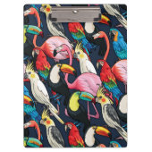 Exotische Vögel Klemmbrett (Vorderseite)