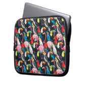 Exotische Vögel Laptopschutzhülle (Vorderseite Links)