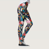 Exotische Vögel Leggings (Rechts)