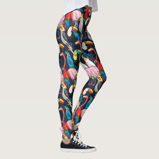 Exotische Vögel Leggings (Rechts)