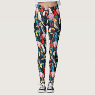 Exotische Vögel Leggings