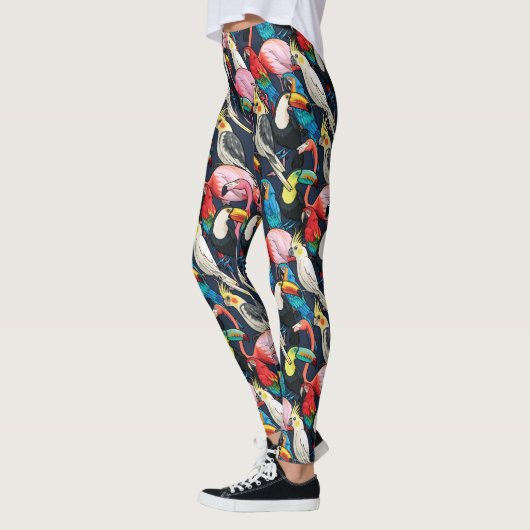 Exotische Vögel Leggings (Links)