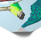 Exotische Vögel Poster (Ecke)