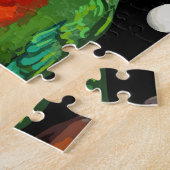 Exotische Vögel Schöne Blume Muster Puzzle (Seite)