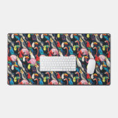 Exotische Vögel Schreibtischunterlage (Tastatur & Maus)