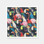 Exotische Vögel Serviette (Vorderseite)