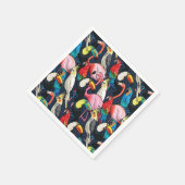 Exotische Vögel Serviette (Ecke)