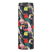 Exotische Vögel Thermosbecher (Rückseite)