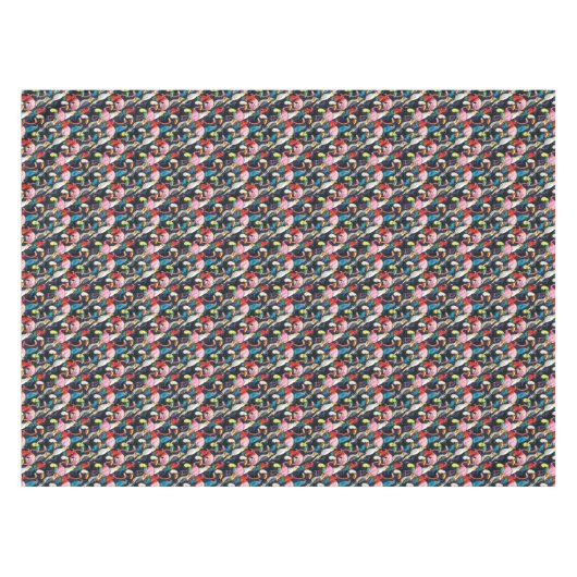 Exotische Vögel Tischdecke (Vorderseite (Horizontal))