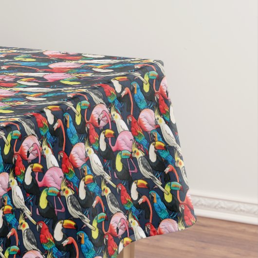 Exotische Vögel Tischdecke (Beispiel)