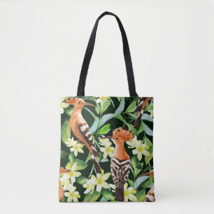 Exotische Vögel: Tropische Vintage Printwerbung Tasche