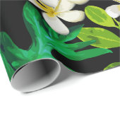 exotische Vögel und wunderschöne Blume Geschenkpapier (Rolleneckpunkt)