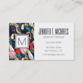 Exotische Vögel Visitenkarte (Vorderseite)