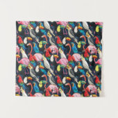 Exotische Vögel Wandteppich (Vorderseite (Horizontal))