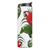 Exotische Vogelparrots Ara Tropical Thermosbecher (Nach links gedreht)