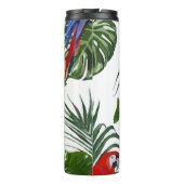 Exotische Vogelparrots Ara Tropical Thermosbecher (Rückseite)