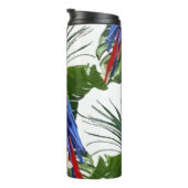 Exotische Vogelparrots Ara Tropical Thermosbecher (Nach rechts gedreht)