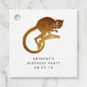 Exotische Wälder Geschenkanhänger (Vorderseite)