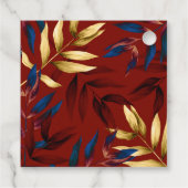 Exotische Wälder Geschenkanhänger (Rückseite)