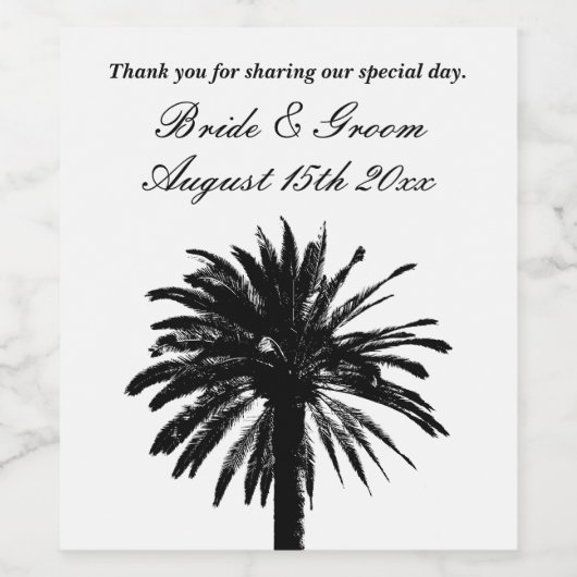 Exotische Weinflaschen-Etiketten für extravagante Weinetikett (Einzelnes Label)