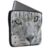 Exotische Weißschneeleopard Laptopschutzhülle (Vorne Rechts)