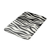 Exotische Zebra Badematte (Schrägansicht)